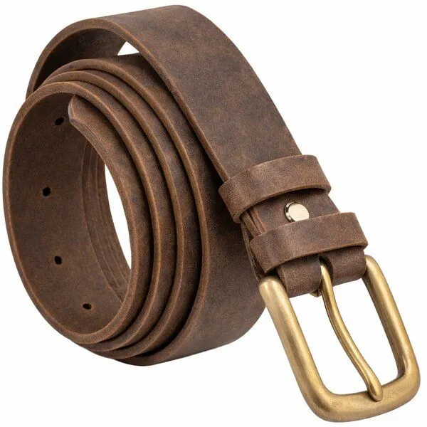 Simaru Simaru Leder-Gürtel Bayonne, Braun-used, – Produktbild 1 von 3