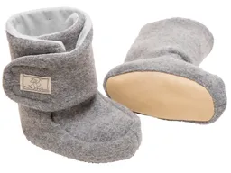 Pickapooh Pickapooh Baby Hausschuhe Walkpuschen hellgrau Gr.3 (6-9 Monate) – Produktbild 1 von 1