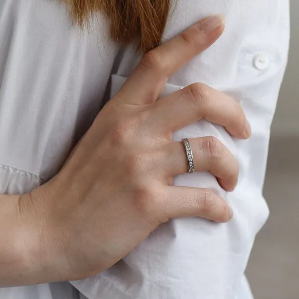 Eppi Eppi Eternity-Ring mit Lab Grown Diamanten Branko, Weiss, – Produktbild 3 von 4