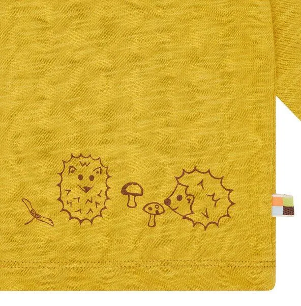 loud + proud loud + proud Babys & Kinder Shirt Slub Jersey, GOTS zertifiziert, Curry(gelb), – Produktbild 1 von 2