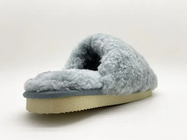 thies Pantoffel aus Schaffell "thies Fluffy Shearling", Ice, – Produktbild 4 von 4
