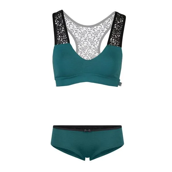 Frija Omina Frija Omina Set Bio-Hipster & Bustier Jondel, Smaragd (grün), – Produktbild 1 von 3