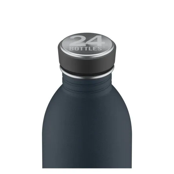 24bottles 24bottles 0,5l Edelstahl Trinkflasche, Navy blue, – Produktbild 2 von 2