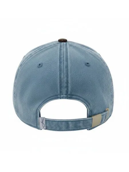 Lou-i Lou-i Cap Vintage Style Baumwolle, Jeansblau, – Produktbild 2 von 4