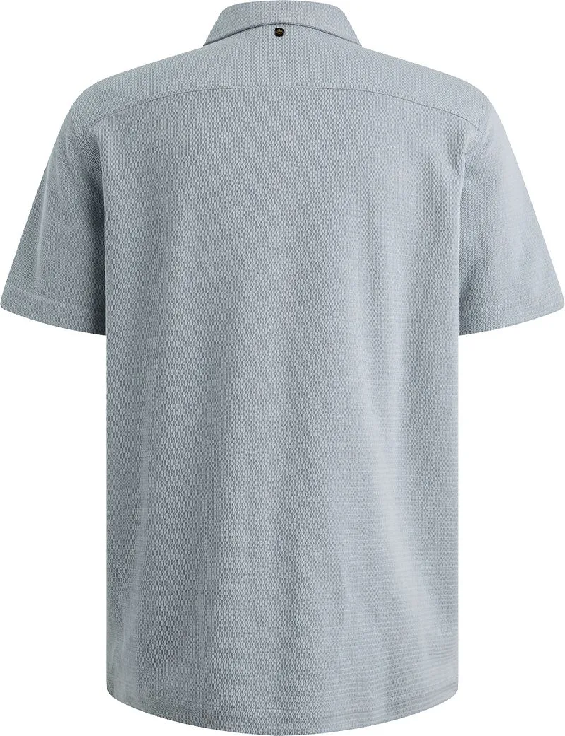 PME Legend PME Legend Short Sleeve Hemd Jersey Interlock Rain Washed, Hellblau, – Produktbild 2 von 4