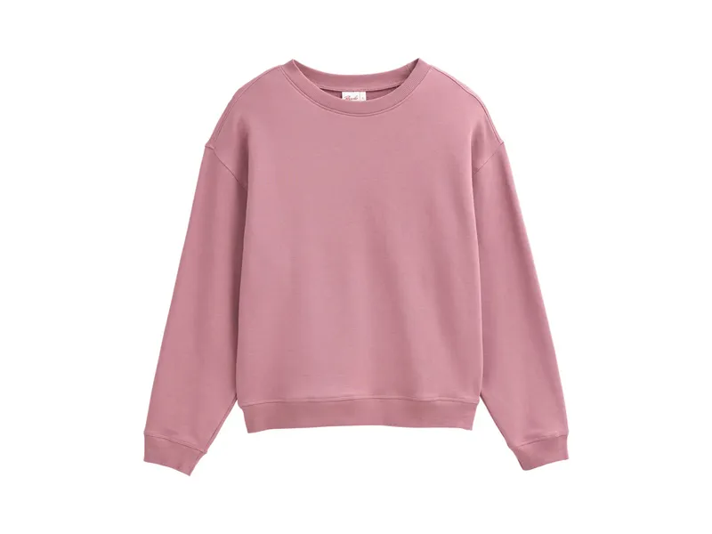 People Wear Organic People Wear Organic Sweat-Pullover Bio-Baumwolle (kbA) dunkelmalve S, Lila, – Produktbild 1 von 1