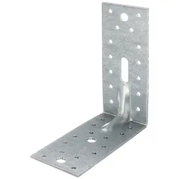 Alberts ALBERTS Schwerlast-Winkelverbinder m.Sicke, sendzimirverzinkt, TxHxB 150x150x65 mm,PRO – Produktbild 1 von 1