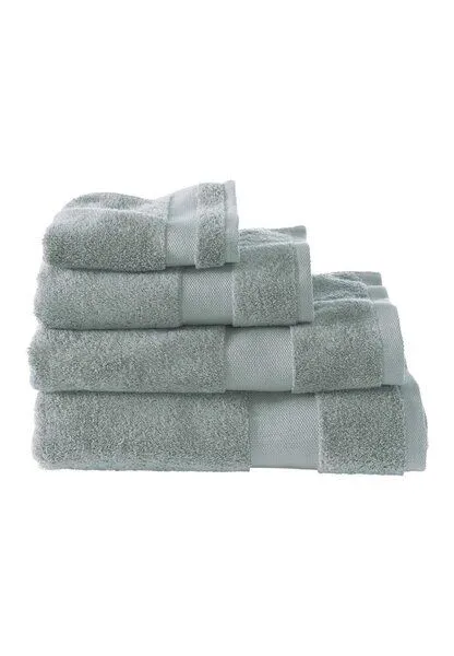 hessnatur hessnatur Frottier Handtuch aus reiner Bio-Baumwolle, Salbei, – Produktbild 3 von 3