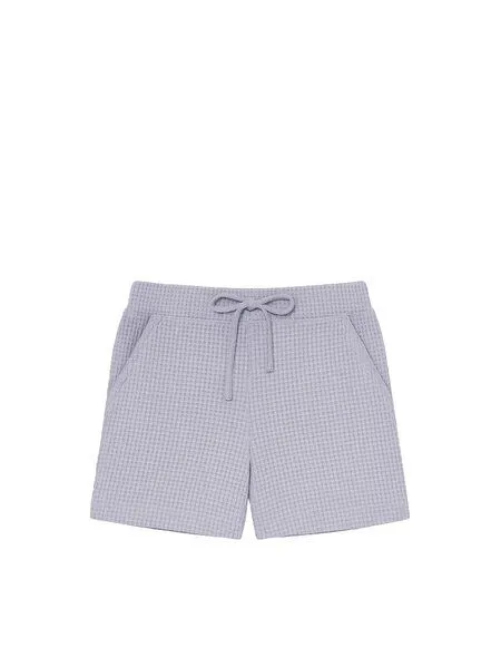 FUXBAU FUXBAU Frauen Waffelstrick Shorts, Lavendel, – Produktbild 3 von 4