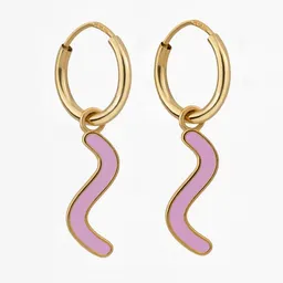 Paeoni Colors Paeoni Colors Curvy-Creolen aus 18k Gold Vermeil, 925 Sterling Silber – Produktbild 1 von 1