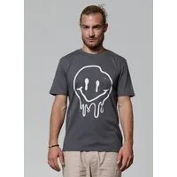 watapparel watapparel T-Shirt Unisex Smiley, Anthracite, – Produktbild 1 von 1