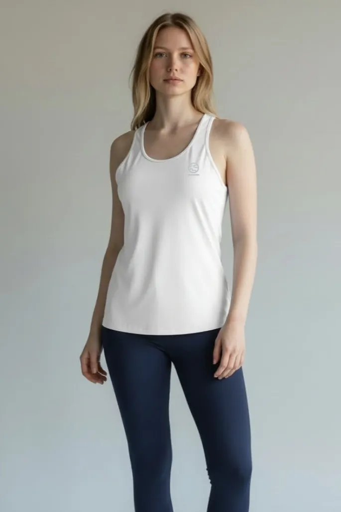 Underscored Underscored Damen vegan Tank Top Ashdown Hellweiß, Weiß, – Produktbild 2 von 2