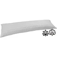 Seitenschläferkissen mit Wellenversteppung 40 x 140 cm, mit Baumwoll-Hanffüllung 1200g – Produktbild 1 von 1