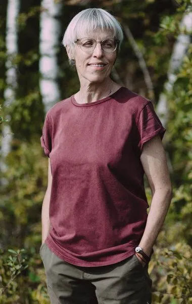 Life-Tree Life-Tree Shirt aus Biobaumwolle für Damen "Basic", Rot, – Produktbild 5 von 5
