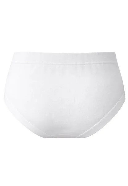 Haasis Bodywear Haasis Bodywear Damen Hüftslip m. Börtchen, 3er Pack, Bio Baumwolle, Weiss, – Produktbild 4 von 4