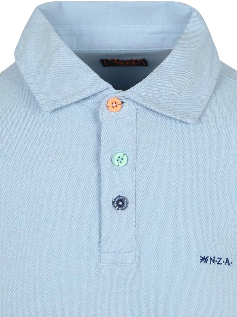 new zealand auckland new zealand auckland NZA Polo Hawera Sky Blau, Hellblau, – Produktbild 4 von 5