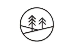 BeWooden BeWooden Wanddekoration aus Holz - Wald / Berge / Felsen – Produktbild 1 von 1