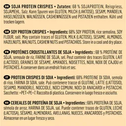 KoRo Soja Protein Crispies 60 % 1 kg – Produktbild 1 von 1