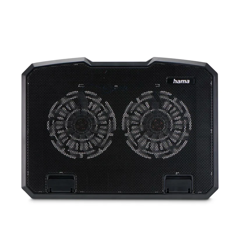 Hama Hama "Laptop-Kühler ""Black Metal"", neigbar, leise, 2 Lüfter, 40 cm (15,6""), Schw. (00126806)" – Produktbild 2 von 6