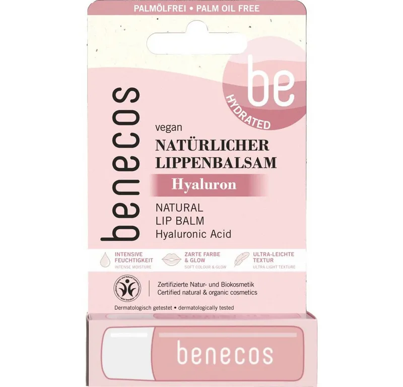 Benecos Benecos Gesichtspflege Natural Lip Balm Hyaluron, 4.7 g – Produktbild 1 von 1