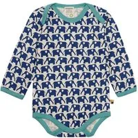 loud + proud loud + proud Babys & Kinder, Body Langarm, GOTS-zertifiziert, Ultramarine (blau), – Produktbild 3 von 5