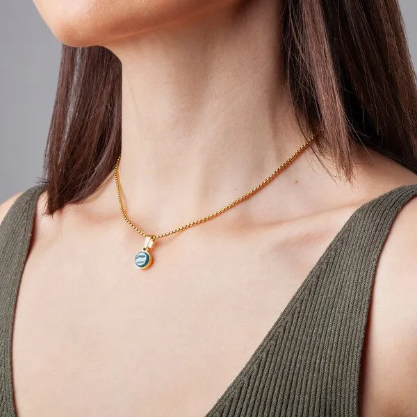 ALEXASCHA ALEXASCHA Kettenanhänger aus Glas | Mix & Match Charms, Gold, – Produktbild 4 von 8