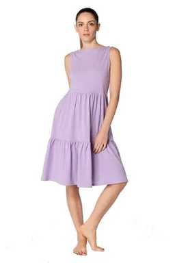 Leela Cotton Leela Cotton Damen Volantkleid Bio-Baumwolle 1733 – Produktbild 1 von 1