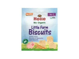 Holle Holle Bio-Dinkel-Kekse "Little Farm Biscuits", ab 10. Monat, 100 g – Produktbild 1 von 1