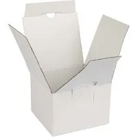Einzelverpackung für Kaffeebecher weiß lose – Produktbild 1 von 1