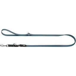 Dog Sport Dog Sport HUNTER stufenlos verstellbare Hundeführleine wolmar biothane x leder blau 1,9 cm – Produktbild 1 von 1