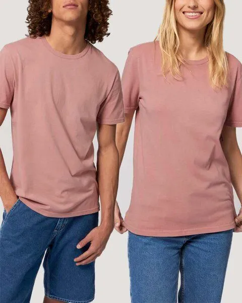 YTWOO YTWOO Vintage T-Shirt für Sie & Ihn | Bio Baumwolle | fair & nachhaltig, Pink, – Produktbild 1 von 4