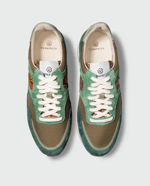 PANAFRICA PANAFRICA Arusha - Unisex Recycling Sneaker, Verde (grün), – Produktbild 4 von 4