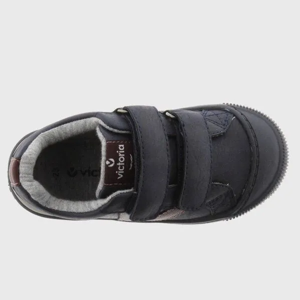 Victoria Victoria vegane Kinder-Klett-Sneaker – Huellas Tiras Vegan, Navy (blau), – Produktbild 4 von 4