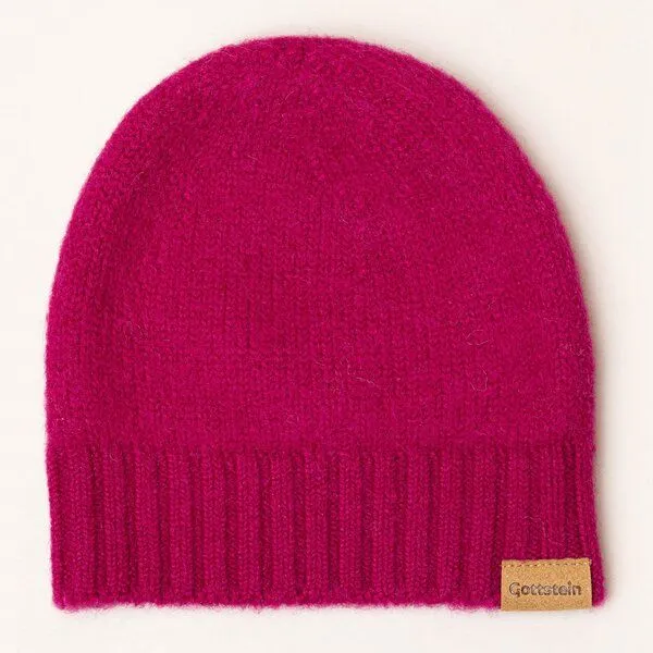 Gottstein Gottstein Alpine Wool Cap Wollmütze aus 100% Schafwolle für Damen & Herren | Made in Tirol, Fuschsia, – Produktbild 2 von 3