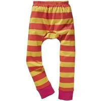HANS NATUR Kinder Unterhose lang Bio-Baumwolle Blockstreifen Koralle Gr. 122/128 – Produktbild 1 von 1