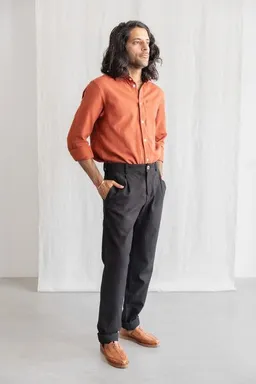 Jyoti - Fair Works Jyoti - Fair Works Bio-Baumwoll Hose Sameer Schwarz – Produktbild 1 von 1
