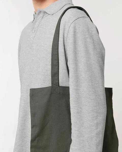 YTWOO YTWOO Leichter Jutebeutel aus 100% Bio Baumwolle, Khaki, – Produktbild 3 von 4