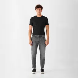 DAWN RISE Relaxed Tapered Minimal Stretch - Basic - Vintage Grey - Vintage Grey / 34 / 30 – Produktbild 1 von 1