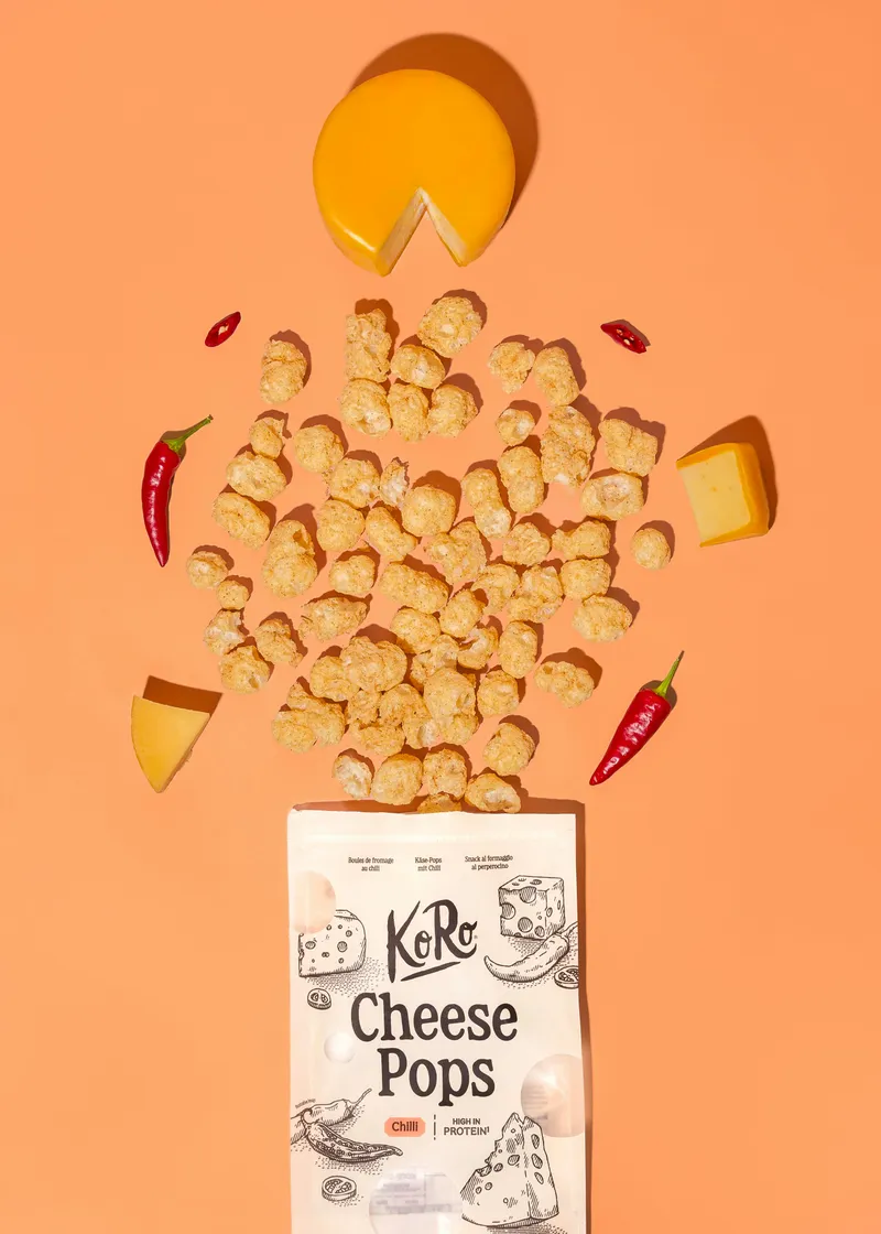 KoRo Cheese Pops Gouda-Chili | 10 x 50 g – Produktbild 4 von 5