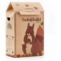 Die Stadtgärtner Die Stadtgärtner Eichhörnchen füttern I Futterstelle für Eichhörnchen aus Naturkarton – Produktbild 1 von 1