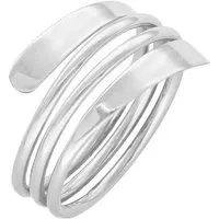 pakilia pakilia Silber Ring Spiral Feder Fair-Trade und handmade – Produktbild 1 von 1