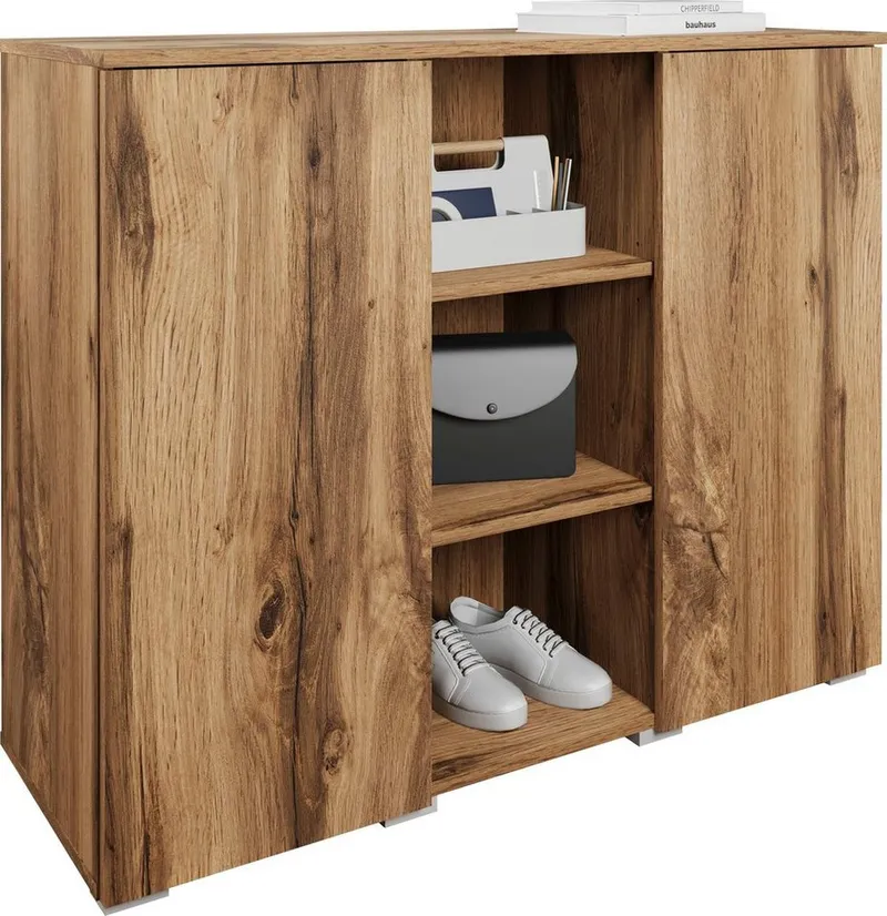 OTTO home Schuhkommode Paris, Breite 100 cm, Braun, – Produktbild 3 von 5