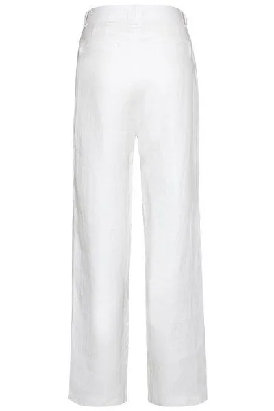 Wunderwerk Wunderwerk Wide leg linen pant, Weiss, – Produktbild 3 von 3