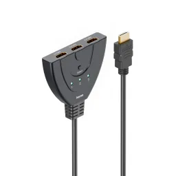 Hama Hama 4K HDMI™-Umschalter 3x1, 3x HDMI™-Buchse - 1x HDMI™-Stecker – Produktbild 1 von 1