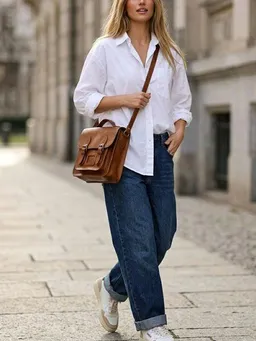 Will's Vegan Shop Will's Vegan Shop 11-Zoll-Satchel Kastanie Unisex – Produktbild 1 von 1