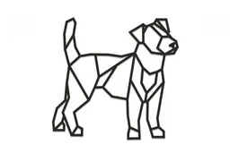 BeWooden BeWooden Holzdekoration Walking Dog Silhouette – Produktbild 1 von 1