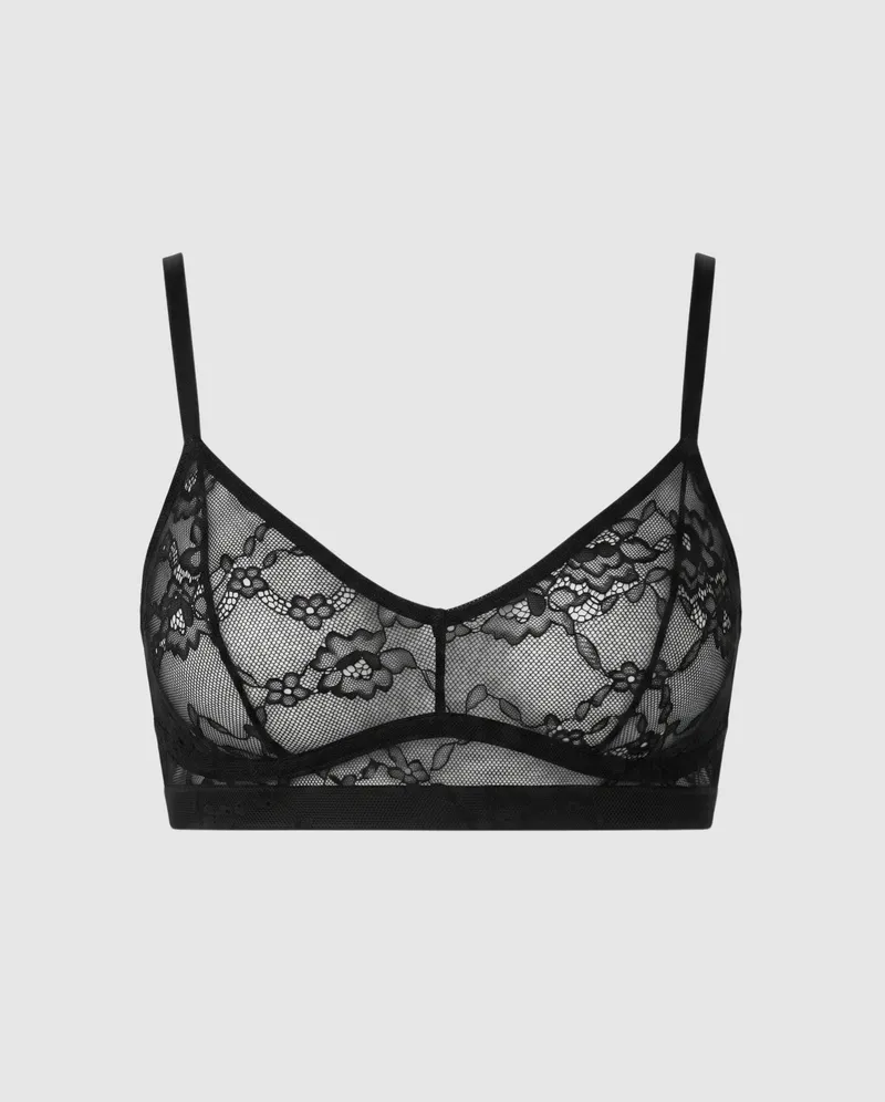 Understatement Understatement Damen vegan Balconette Bh Aus Spitze, Schwarz, – Produktbild 1 von 2