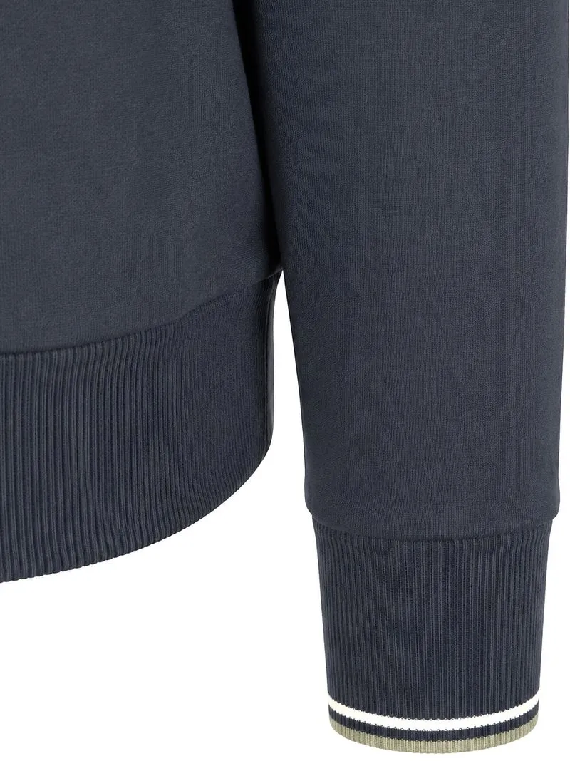 Fred Perry Fred Perry Half Zip Pullover Dunkelblau - Größe M, Dunkelblau, – Produktbild 3 von 4