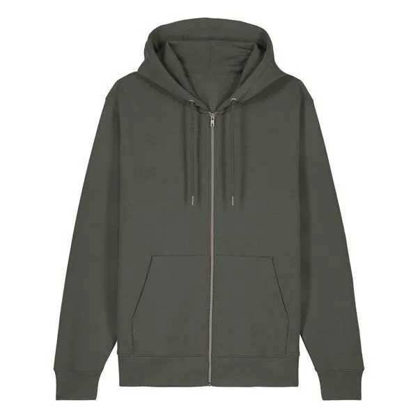 NATIVE SOULS NATIVE SOULS Zip-Hoodie Basic Herren aus Bio-Baumwolle, Dark khaki, – Produktbild 1 von 1