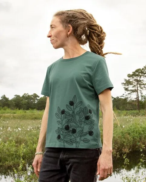 Cmig Cmig Blaubeer T-Shirt Damen in green bay, Green bay (grün), – Produktbild 2 von 4